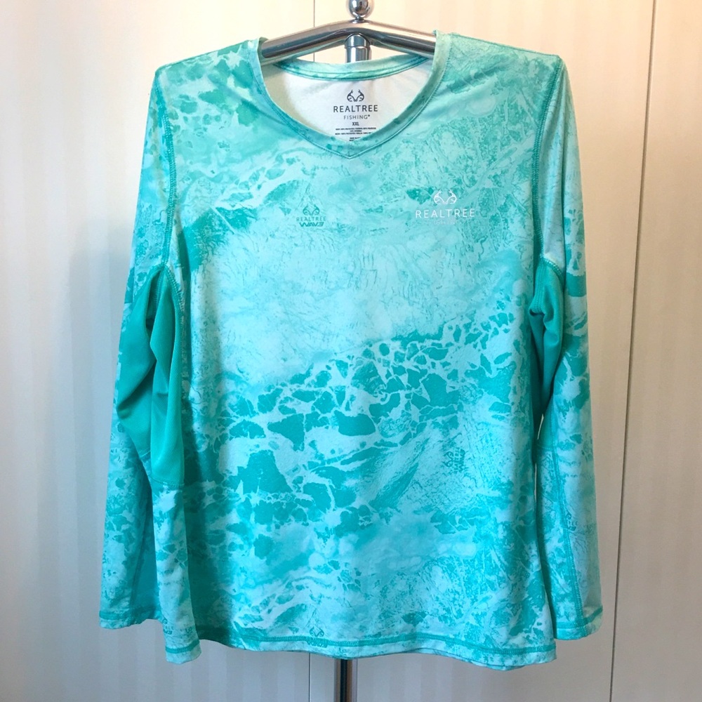 NWOT L Realtree Swim Sun protect Rashguard performance light fast-dry long sleev
